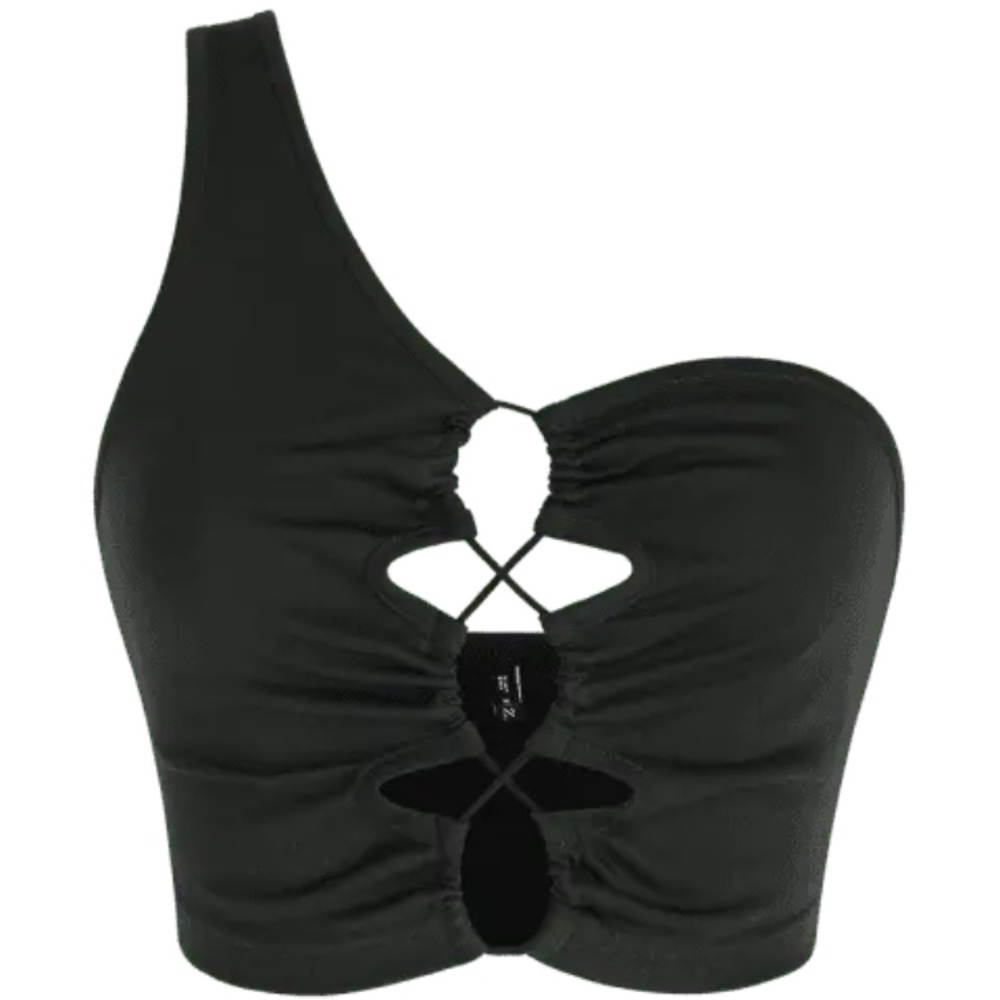 ZAFUL Pauly Cutout One Shoulder Tank Top